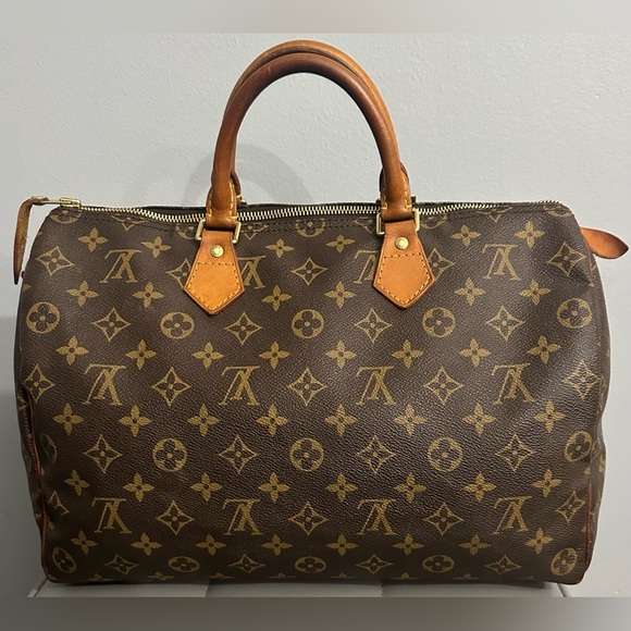 Louis Vuitton Speedy 35 Monogram Canvas Leather - Picture 2 of 16